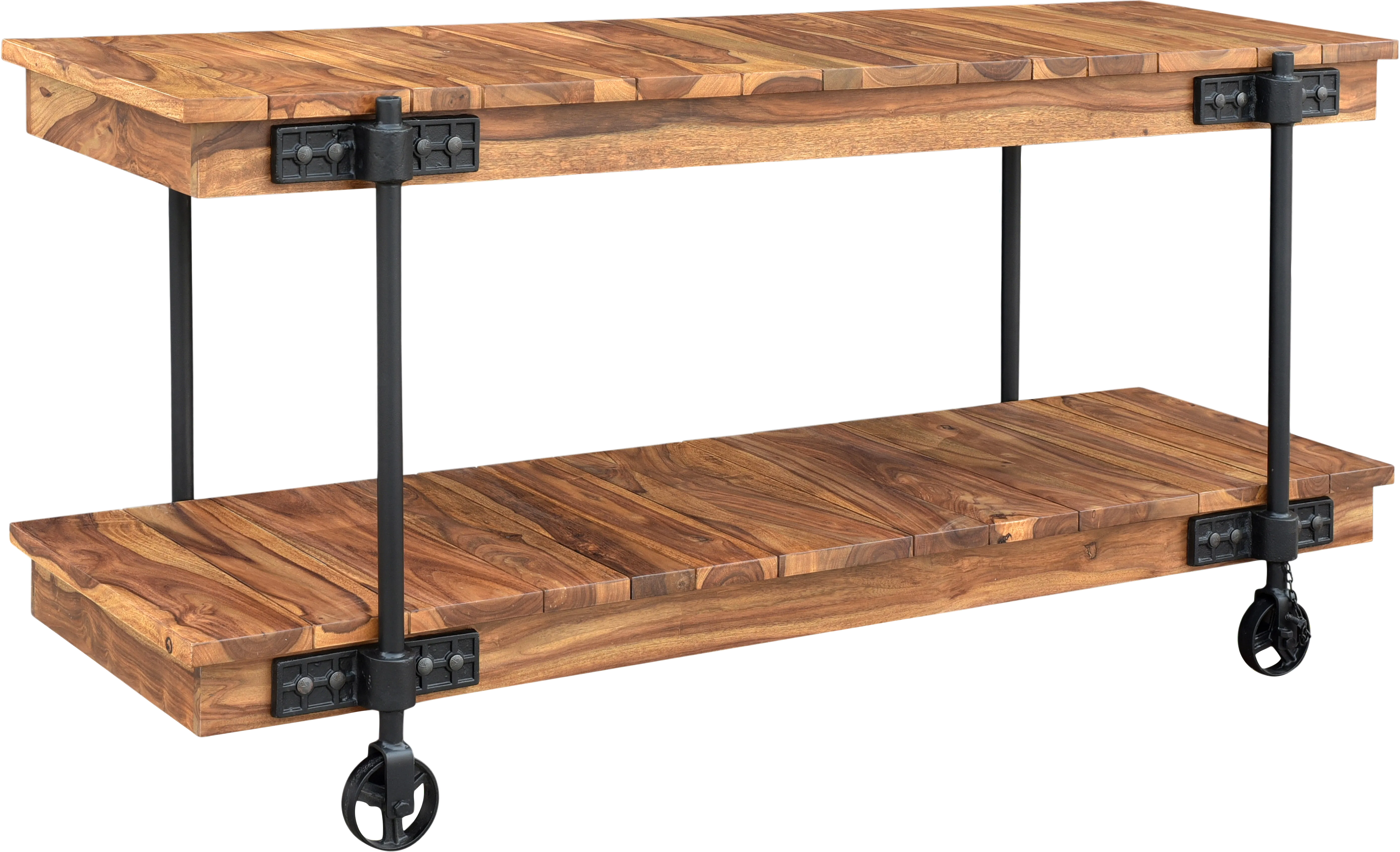 Tuscumbia Brown Console Table - Thumbnail - Image 1