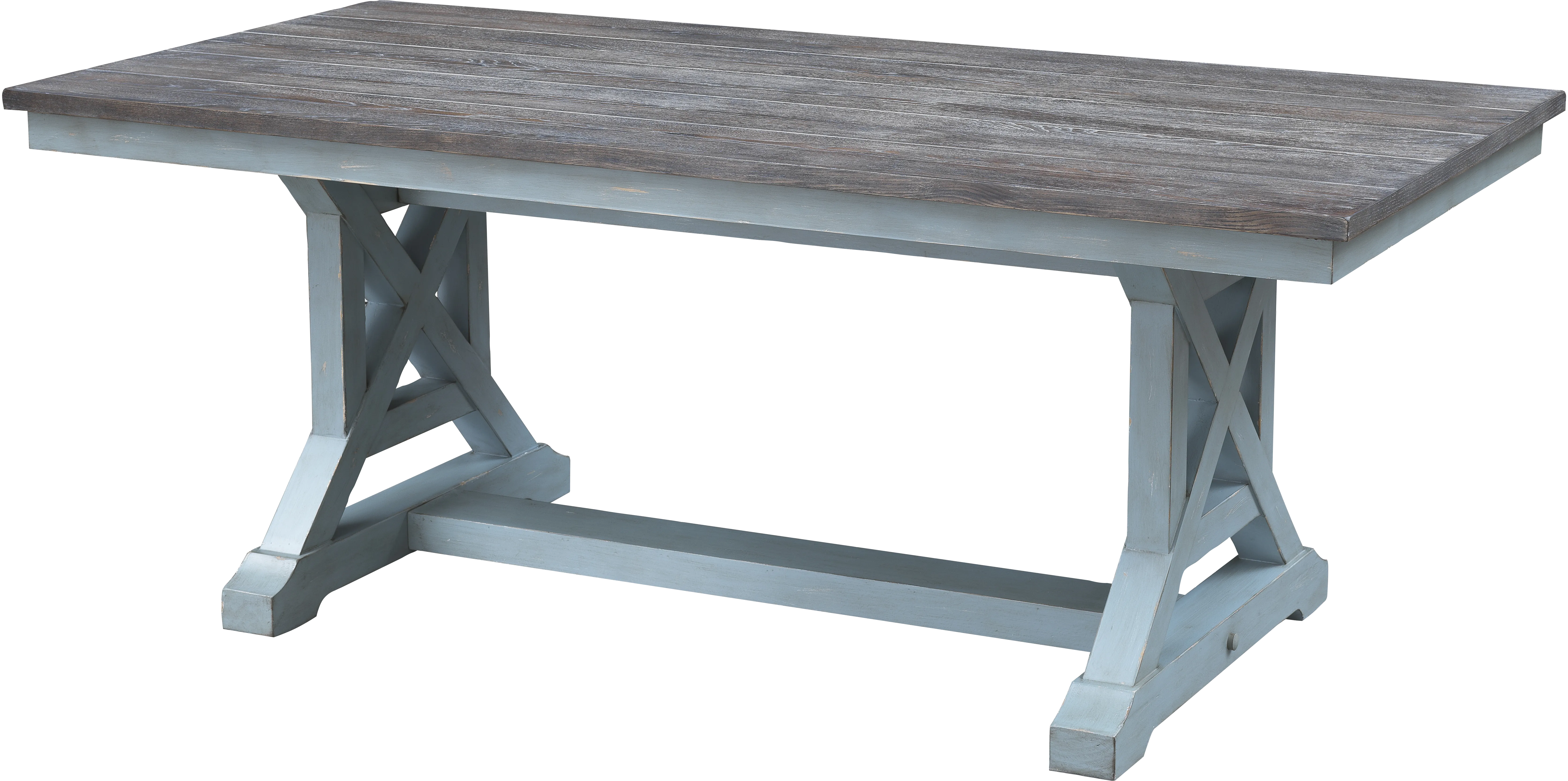 Robinette Blue Dining Table - Thumbnail - Image 1