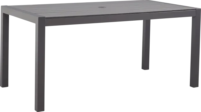 Ocean Tide Gray Outdoor Dining Table