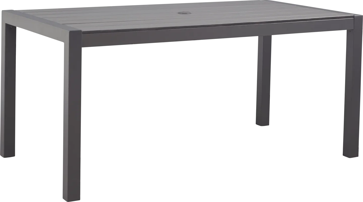 Ocean Tide Gray Outdoor Dining Table