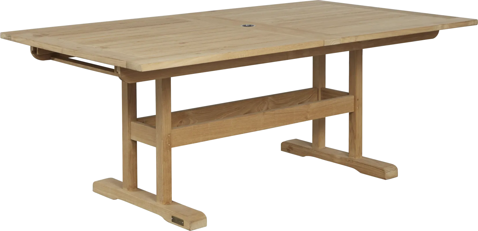 Pleasant Bay Teak Rectangle Extension Outdoor Dining Table