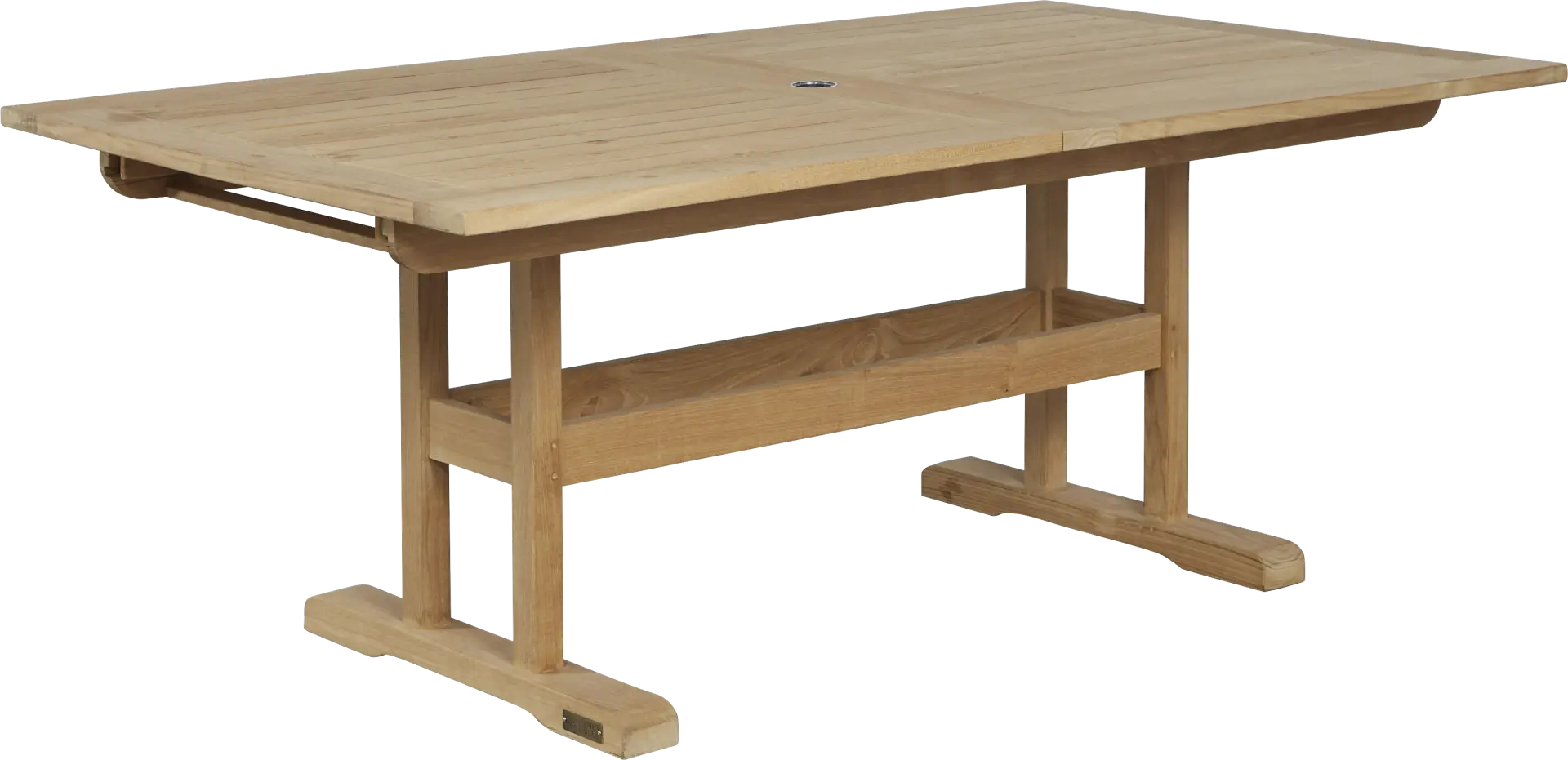 Pleasant Bay Teak Rectangle Extension Outdoor Dining Table