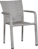 square back arm chair