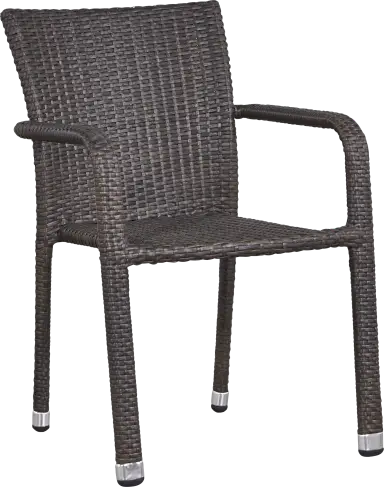 square back arm chair