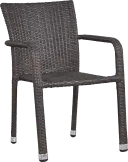 square back arm chair