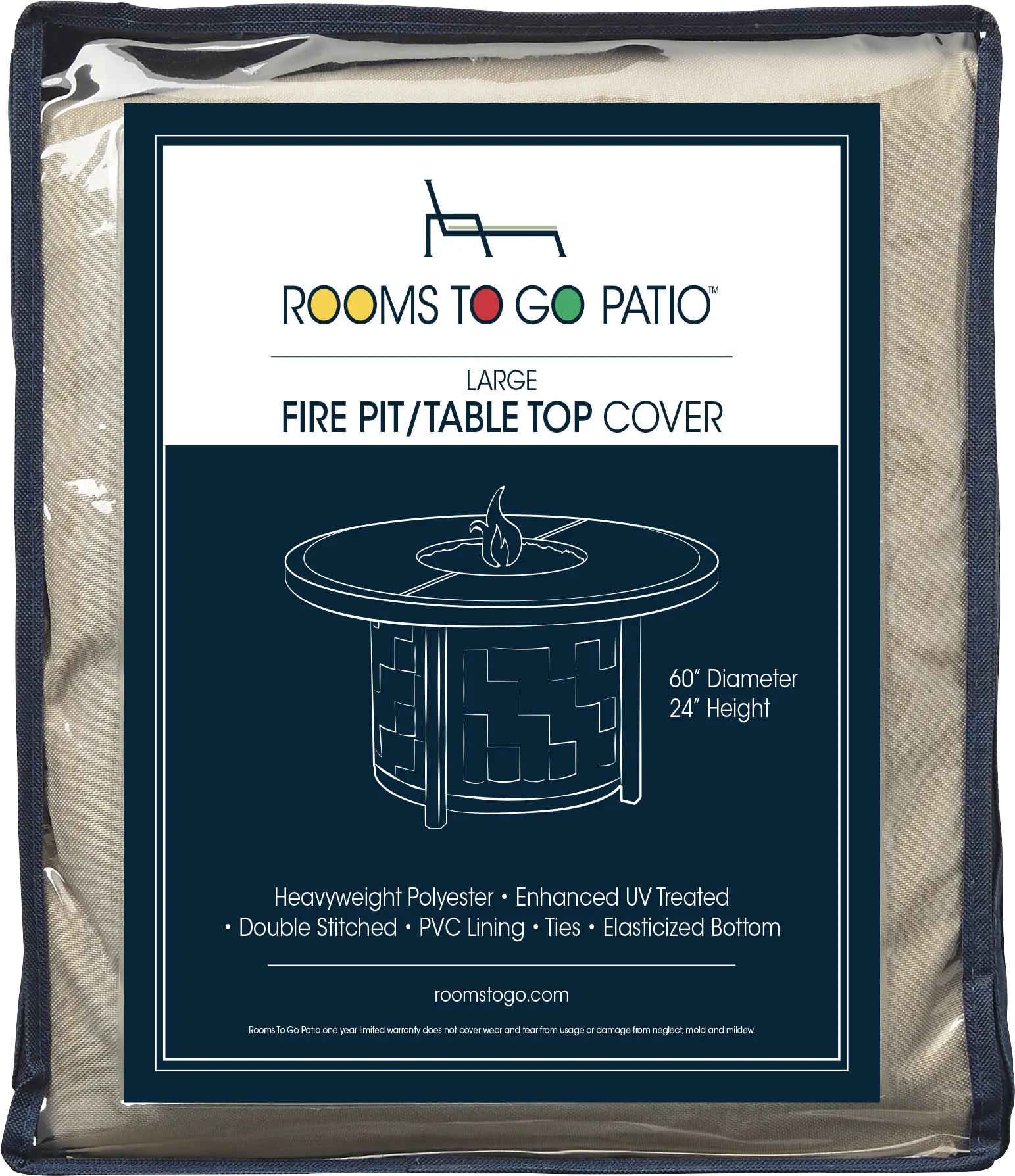 Patio 60 in. Fire Pit Cover