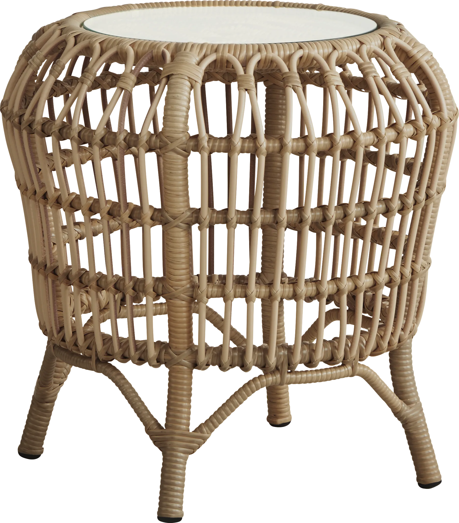 Kain Natural 3 Pc Outdoor Seating Set - Image 3
