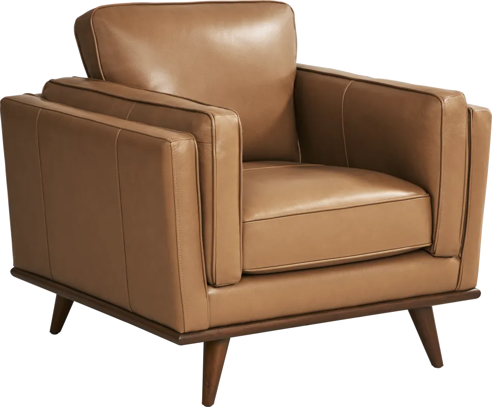 Cassina Way Caramel Leather Chair