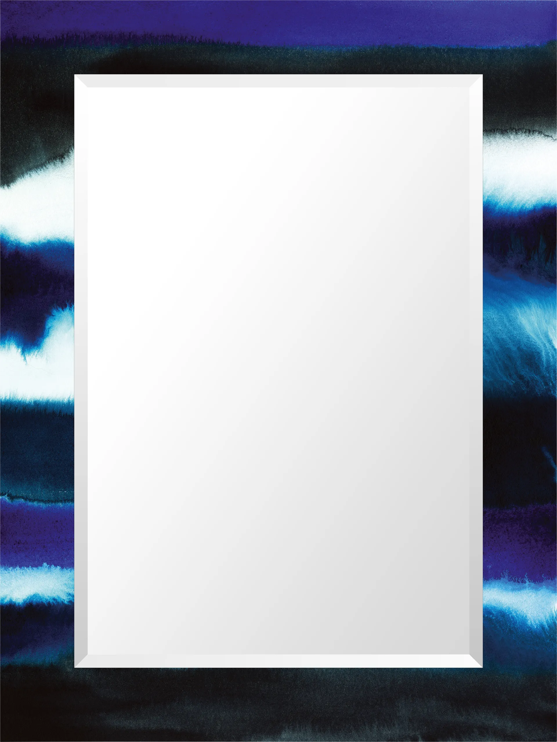 Foreson Blue Wall Mirror - Image 1