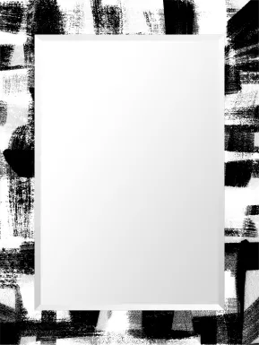 Krislor Black Wall Mirror