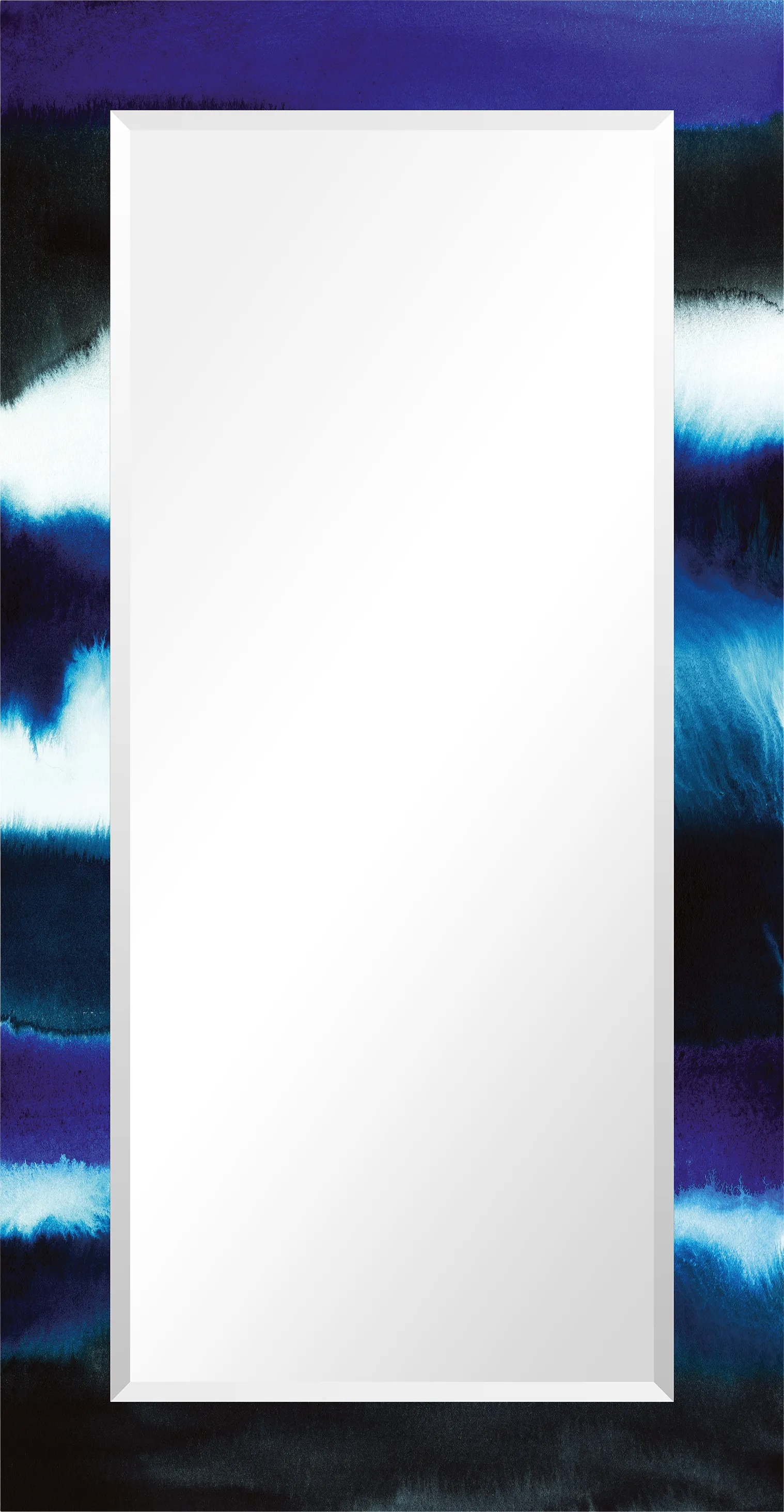 Foreson Blue Wall Mirror - Thumbnail - Image 1