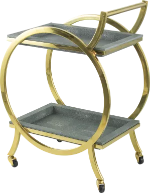 Maebelle Gray Bar Cart