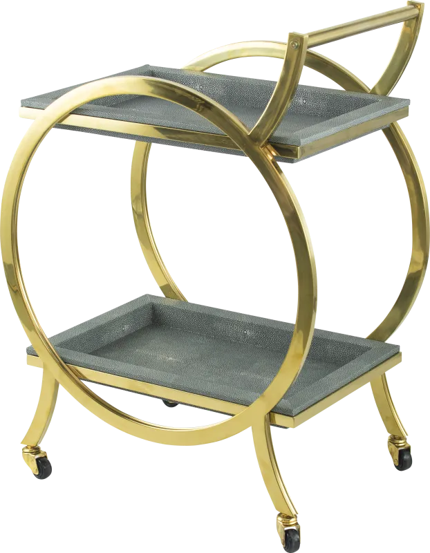Maebelle Gray Bar Cart