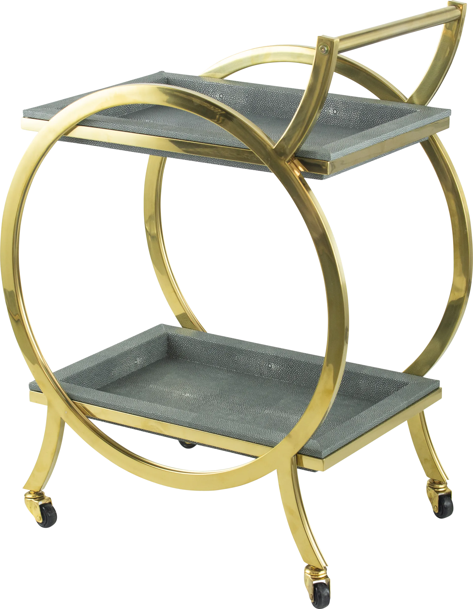 Maebelle Gray Bar Cart - Image 1
