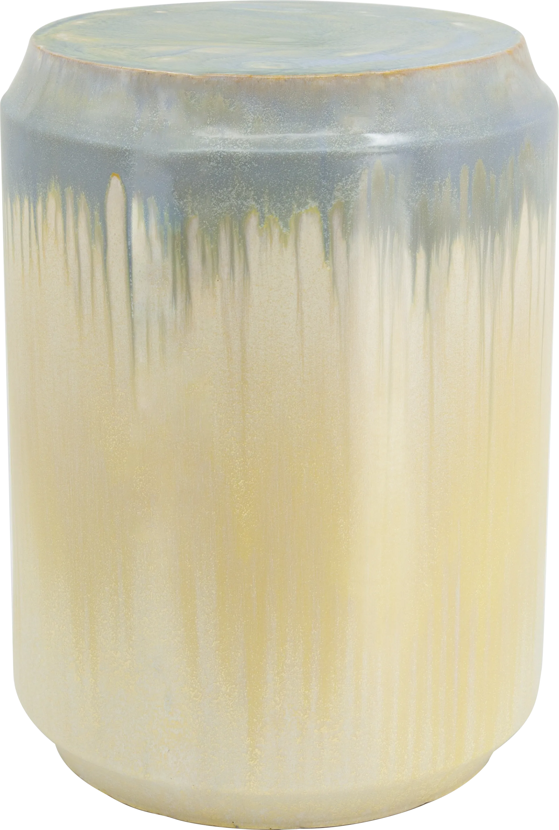 Outdoor Anthoine Cream Garden Stool - Image 1