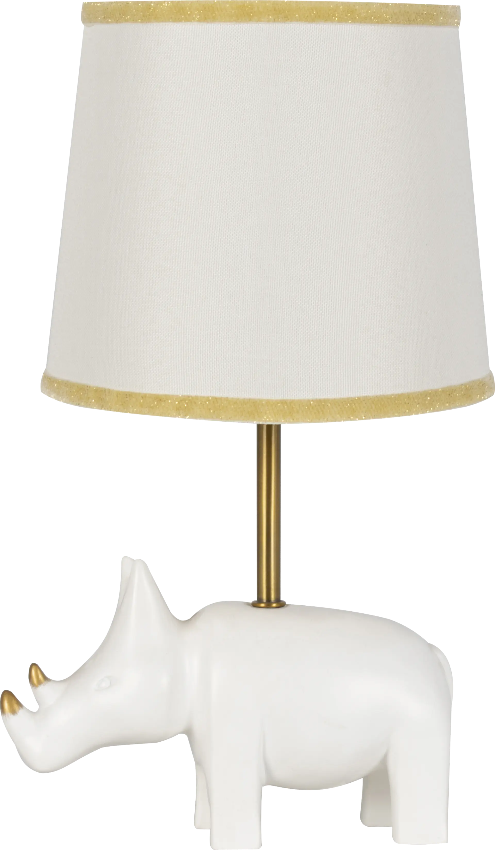 Kids Razzle Rhino Ivory Lamp