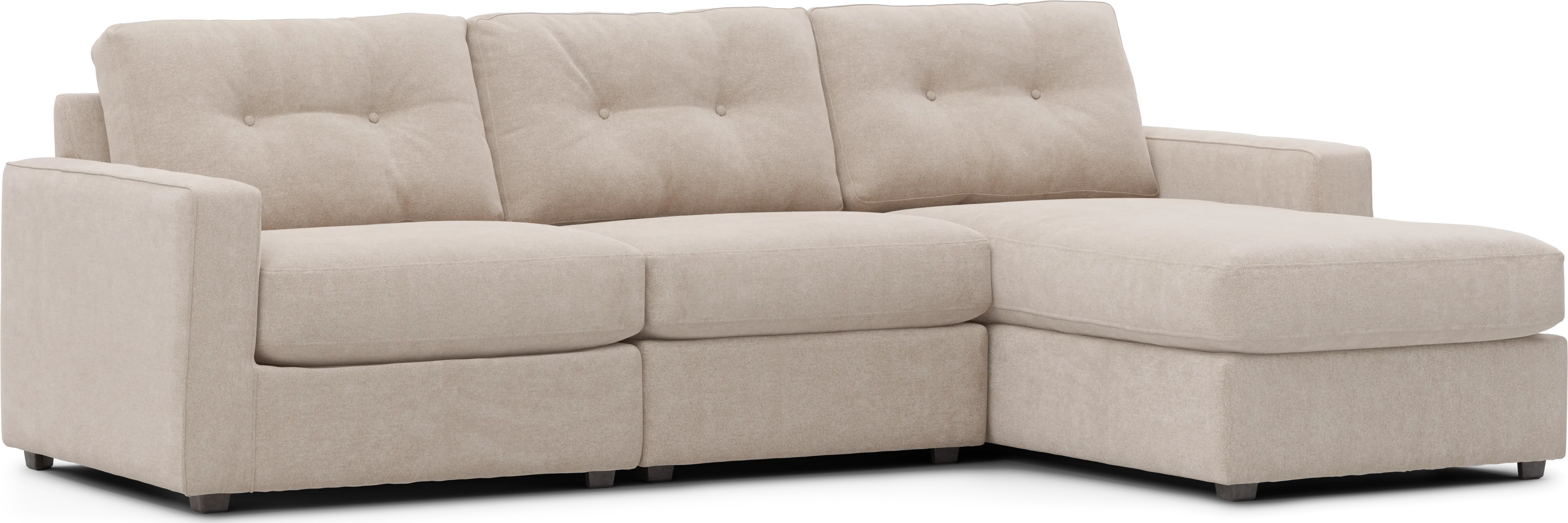 Beige 3 Pc Power Reclining ModularOne - Thumbnail - Image 1