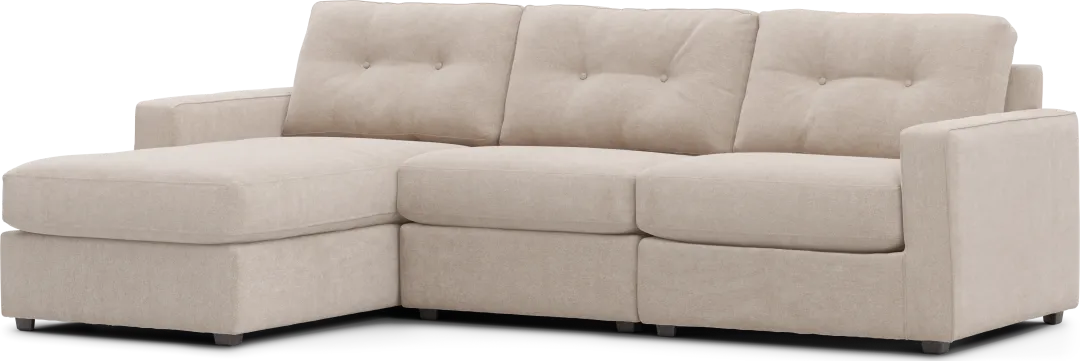 Beige 3 Pc Power Reclining ModularOne