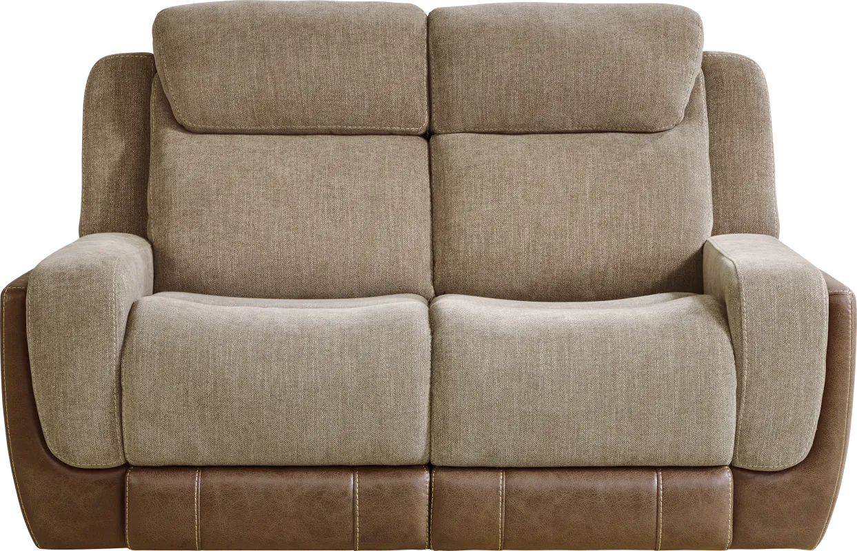 State Street Camel Loveseat