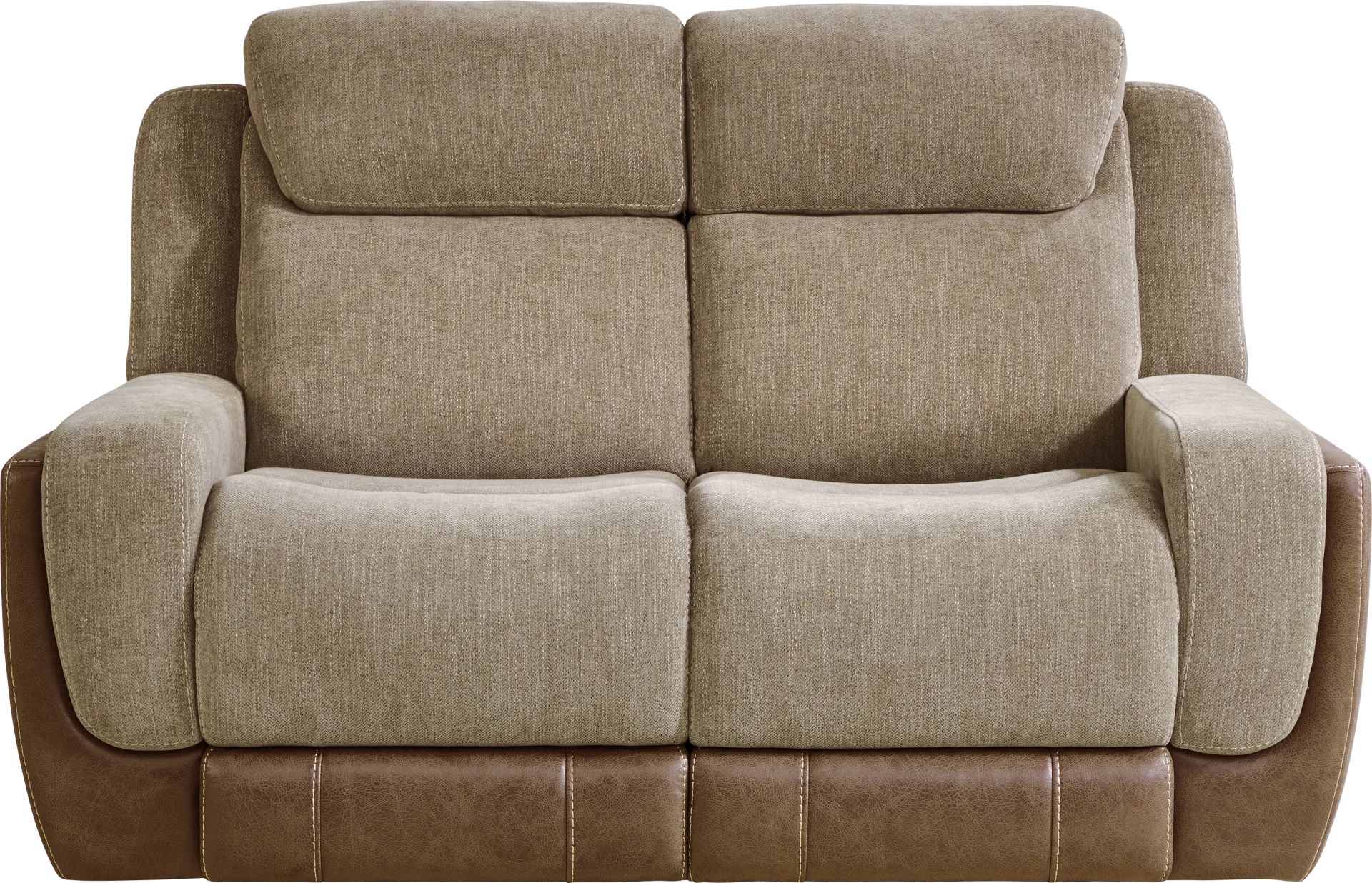 State Street Camel 2 Pc Living Room with Dual Power Reclining Sofa - Image 4