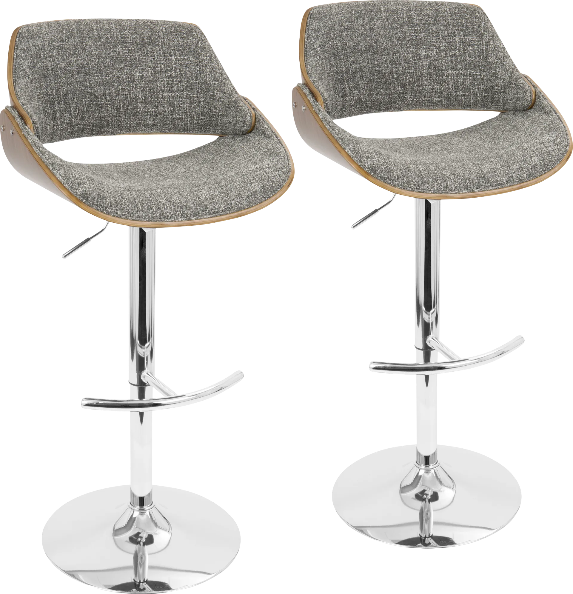 Torlina Gray Adjustable Barstool, Set of 2 - Image 1