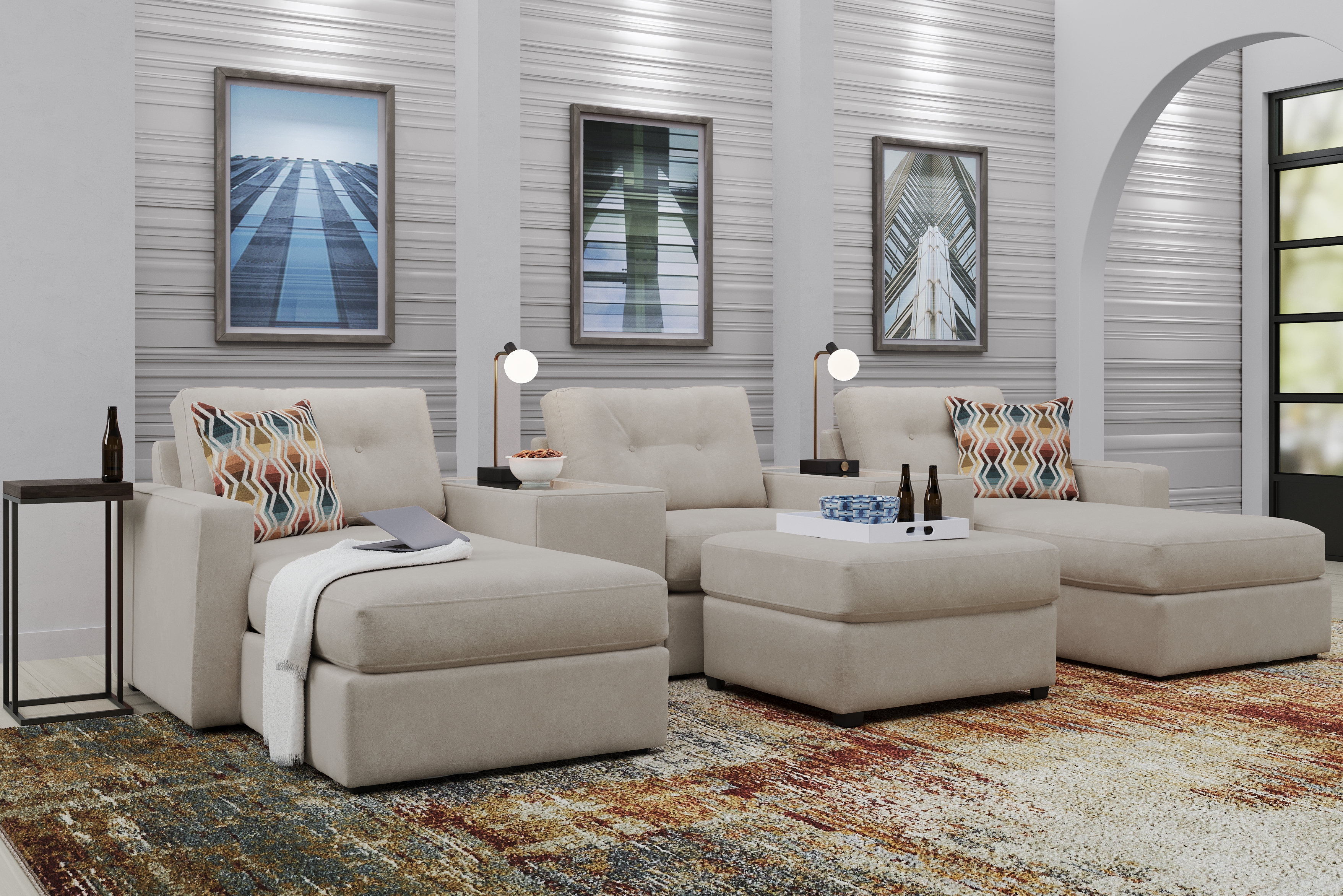 Beige 6 Pc ModularOne - Thumbnail - Image 2