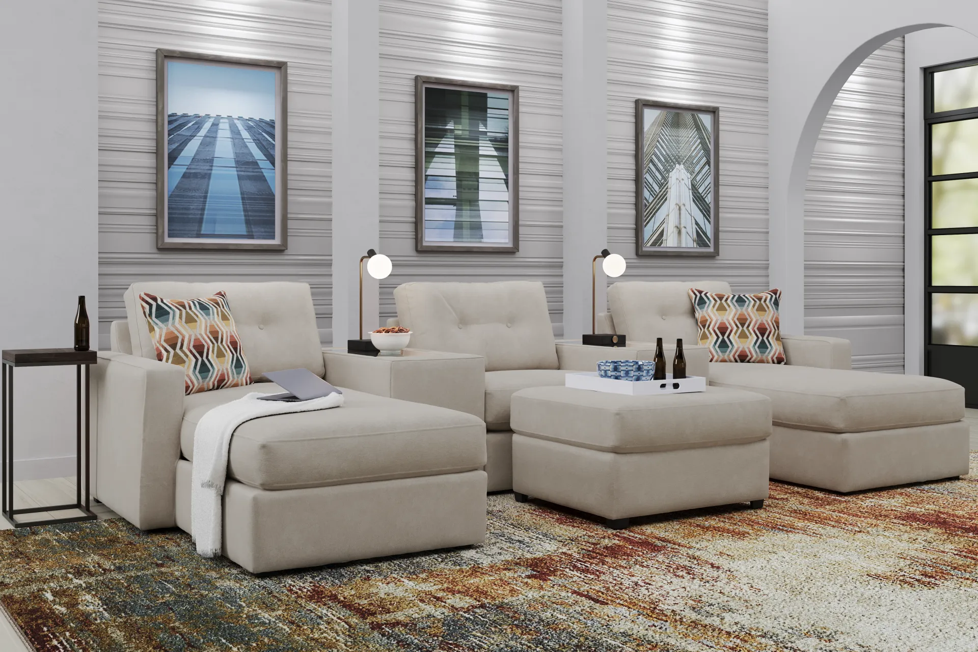 Beige 6 Pc ModularOne - Image 1