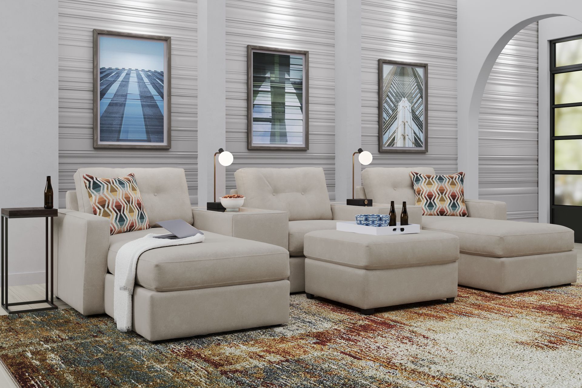 Beige 6 Pc ModularOne - Image 2