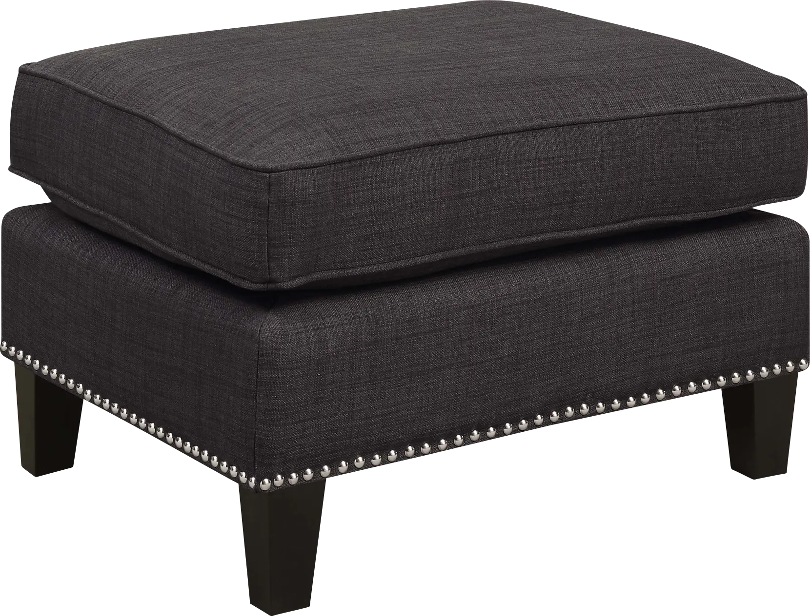 Bazemore Charcoal Ottoman