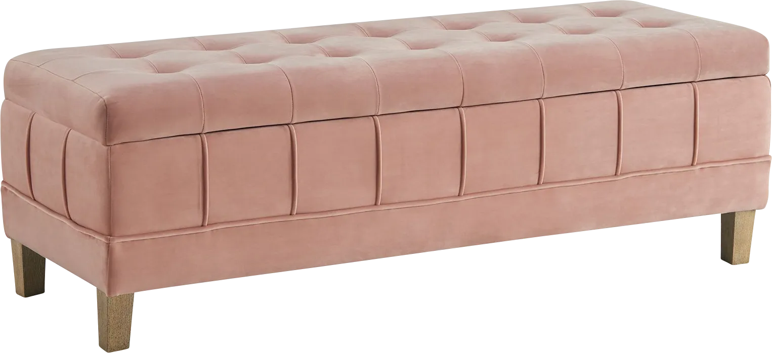 Staffordshire Blush Storage Ottoman - Image 1
