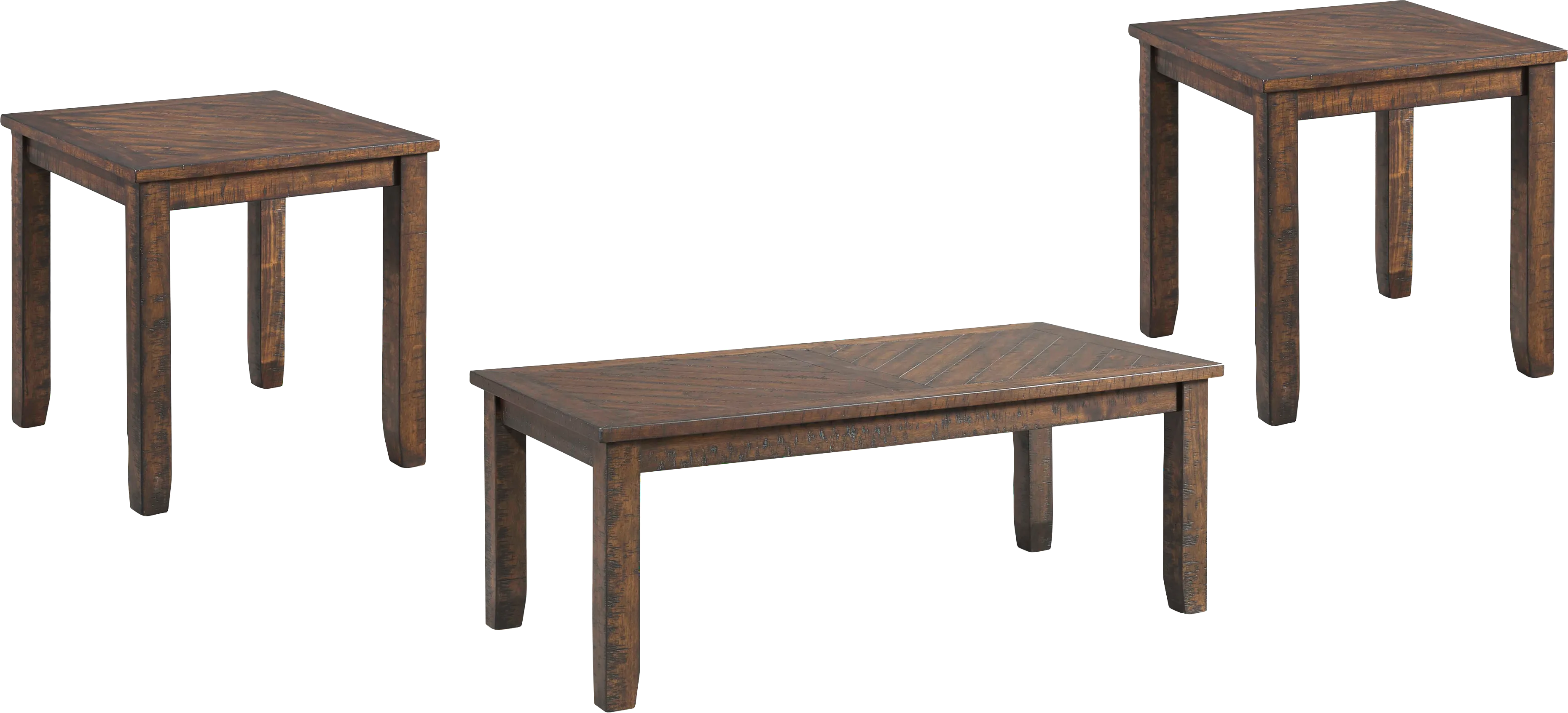 Maclaurin Walnut 3pc Table Set - Thumbnail - Image 1
