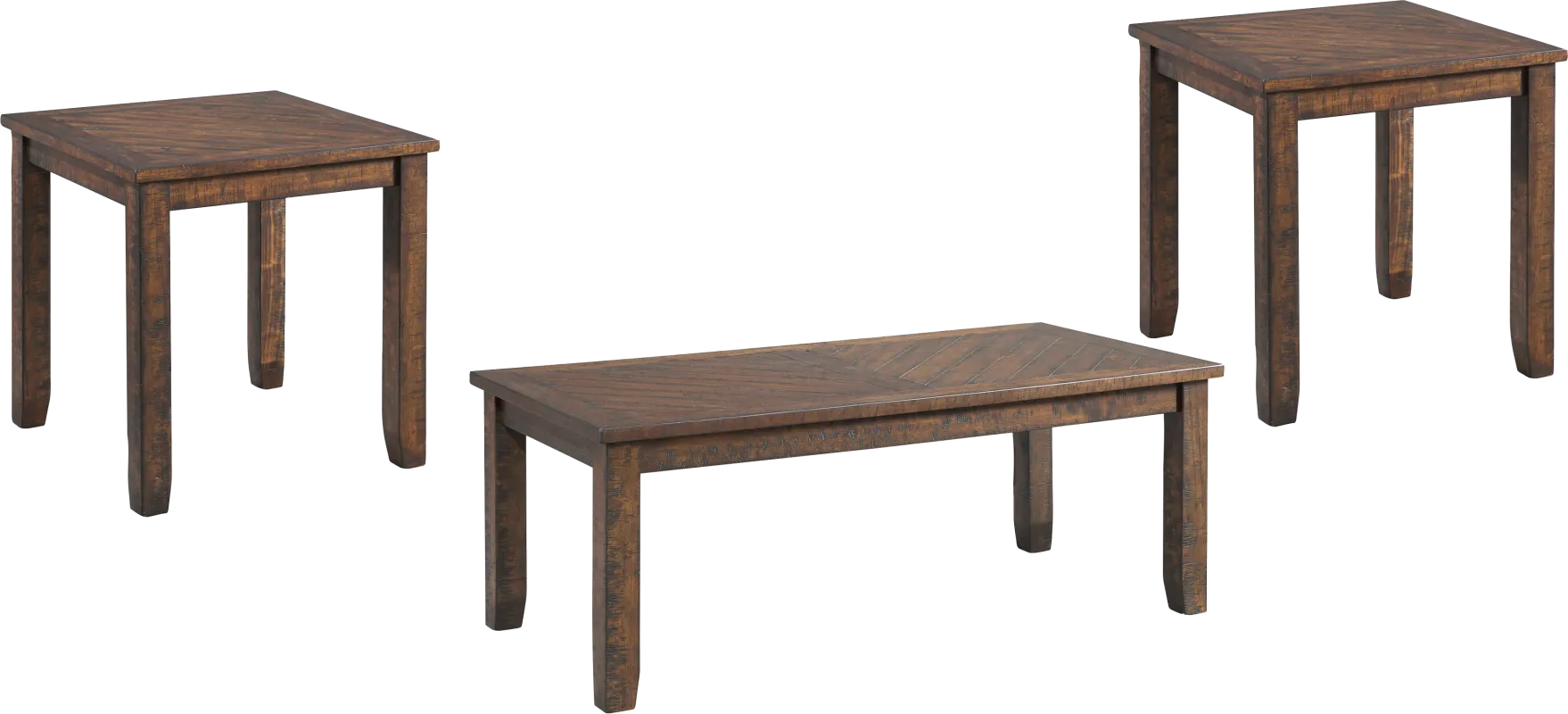 Maclaurin Walnut 3pc Table Set