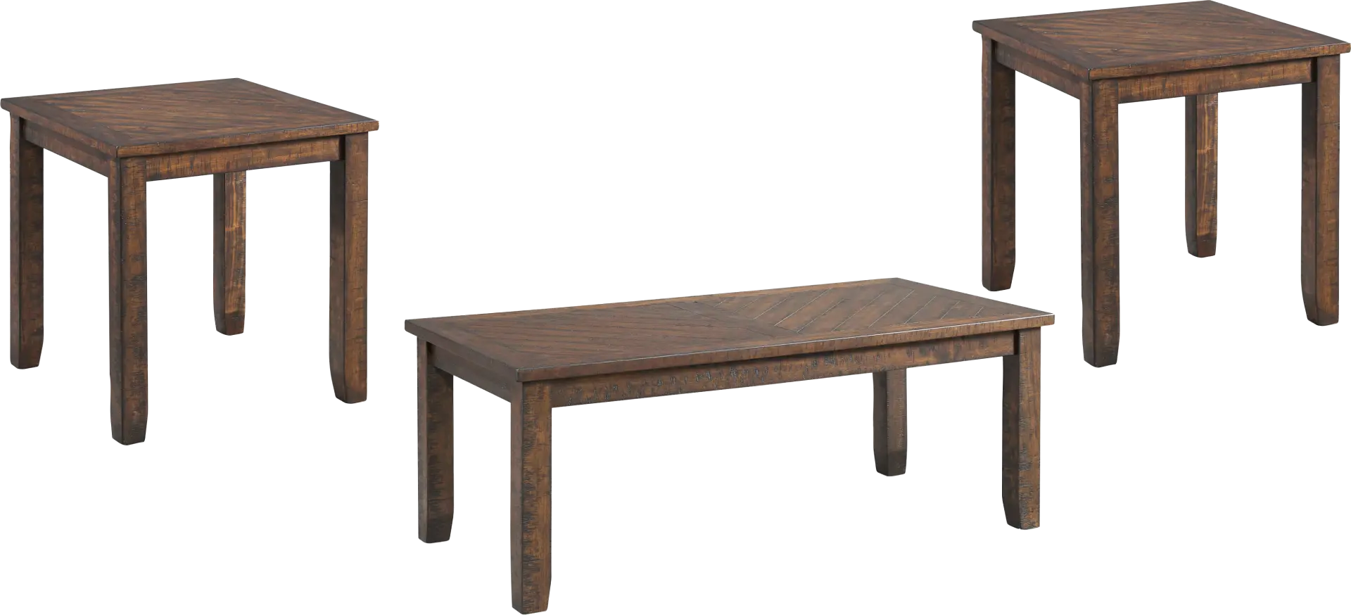 Maclaurin Walnut 3pc Table Set