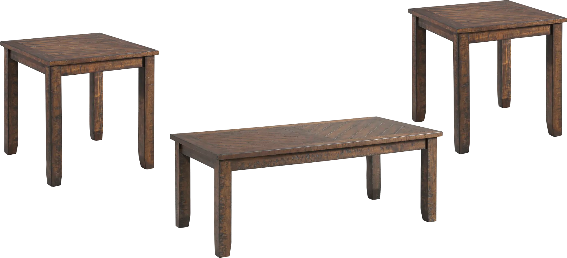 Maclaurin Walnut 3pc Table Set - Image 1