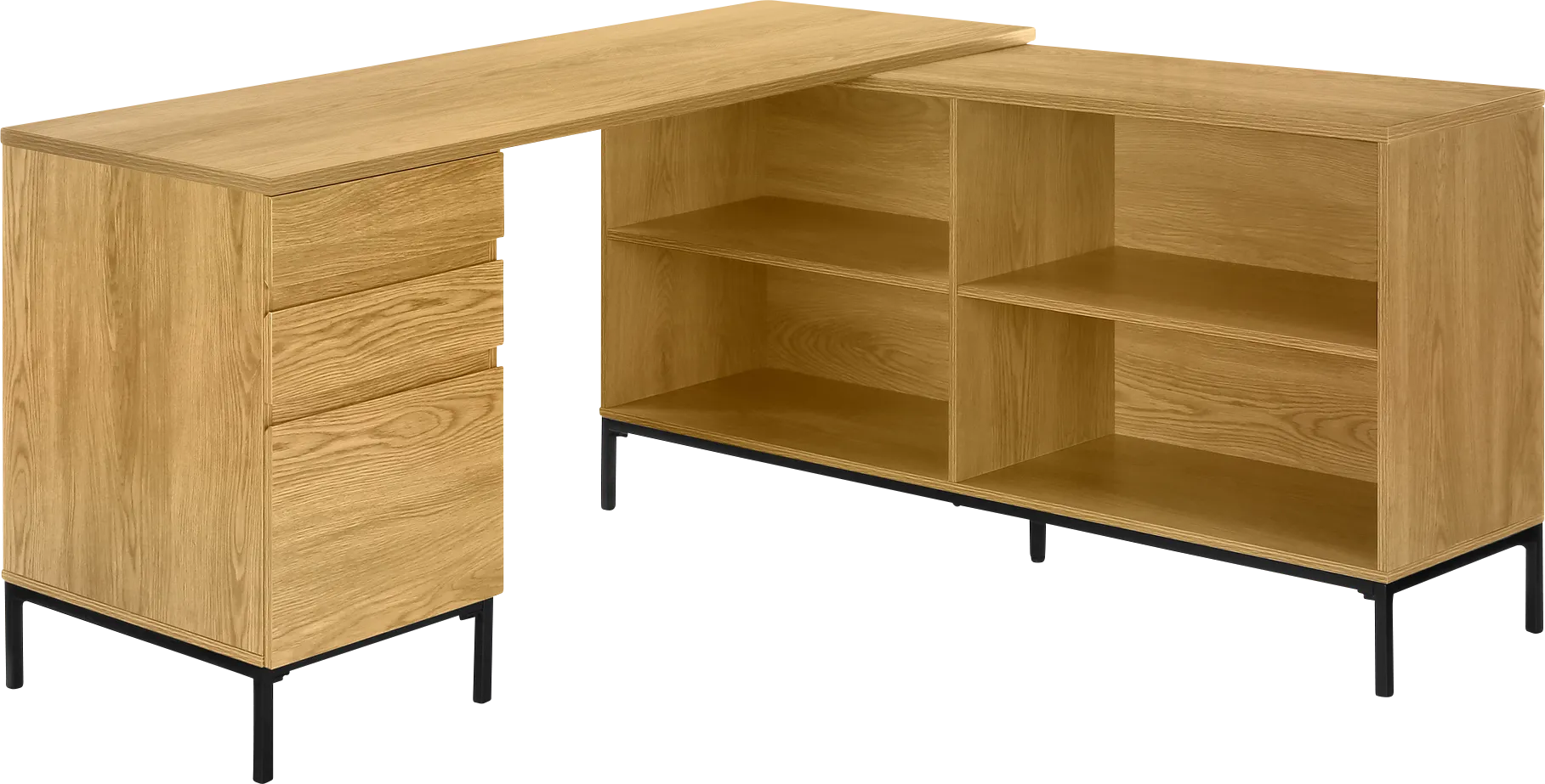 Wandsworth Oak Desk - Thumbnail - Image 1