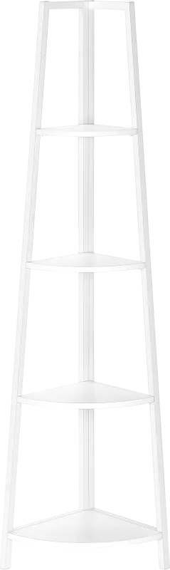 Zemke White Bookcase