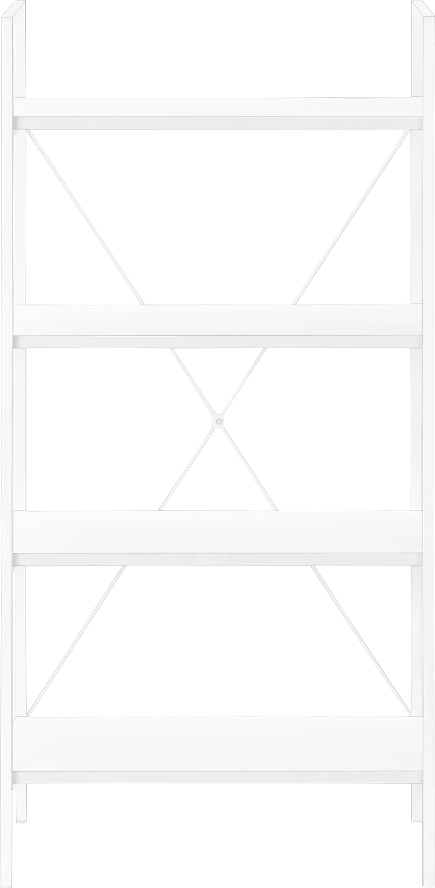 Wallcraft White Bookcase - Image 1