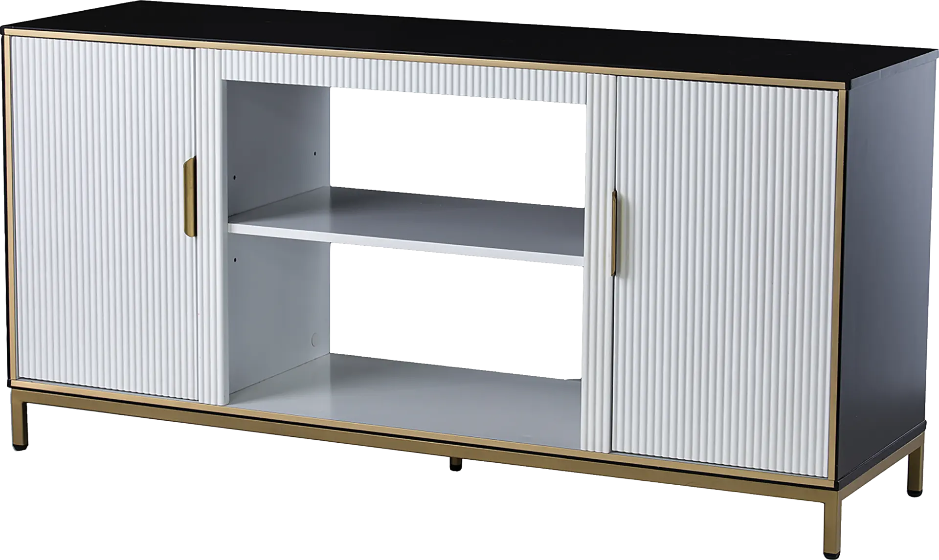 Rascher White 54 in. Console