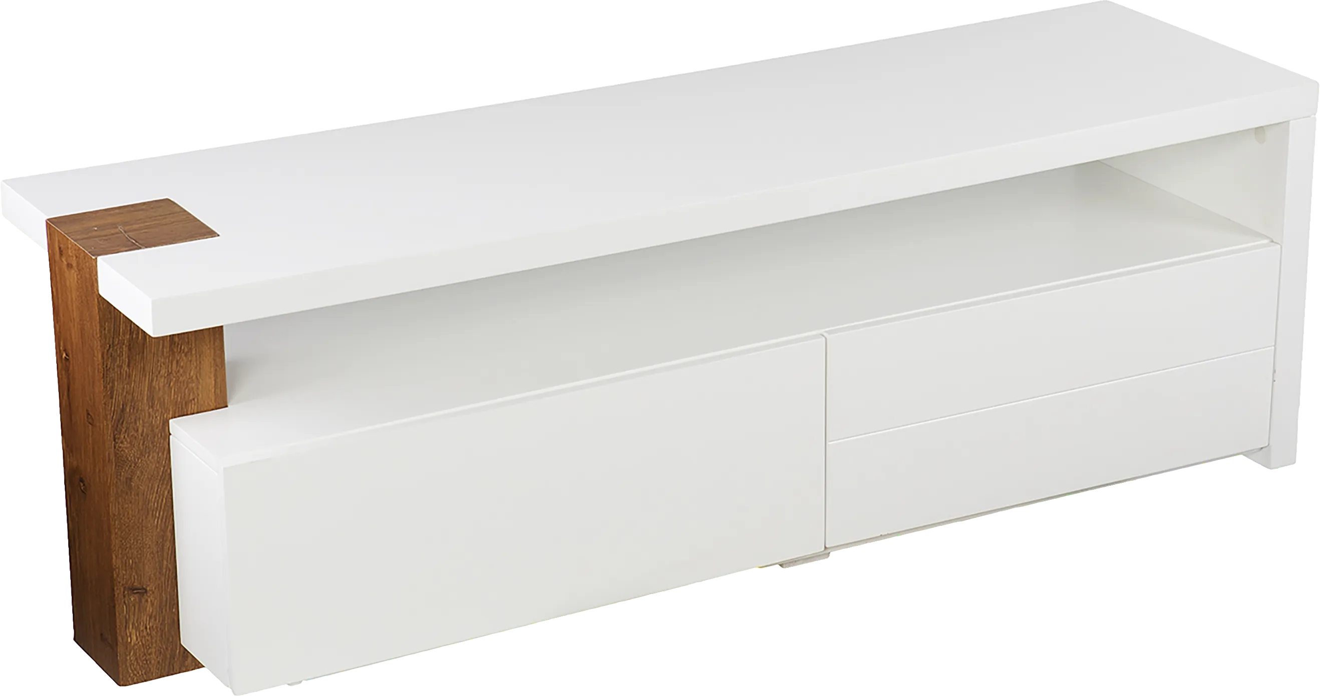 Lochly White 54 in. Console - Thumbnail - Image 1