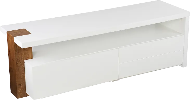 Lochly White 54 in. Console