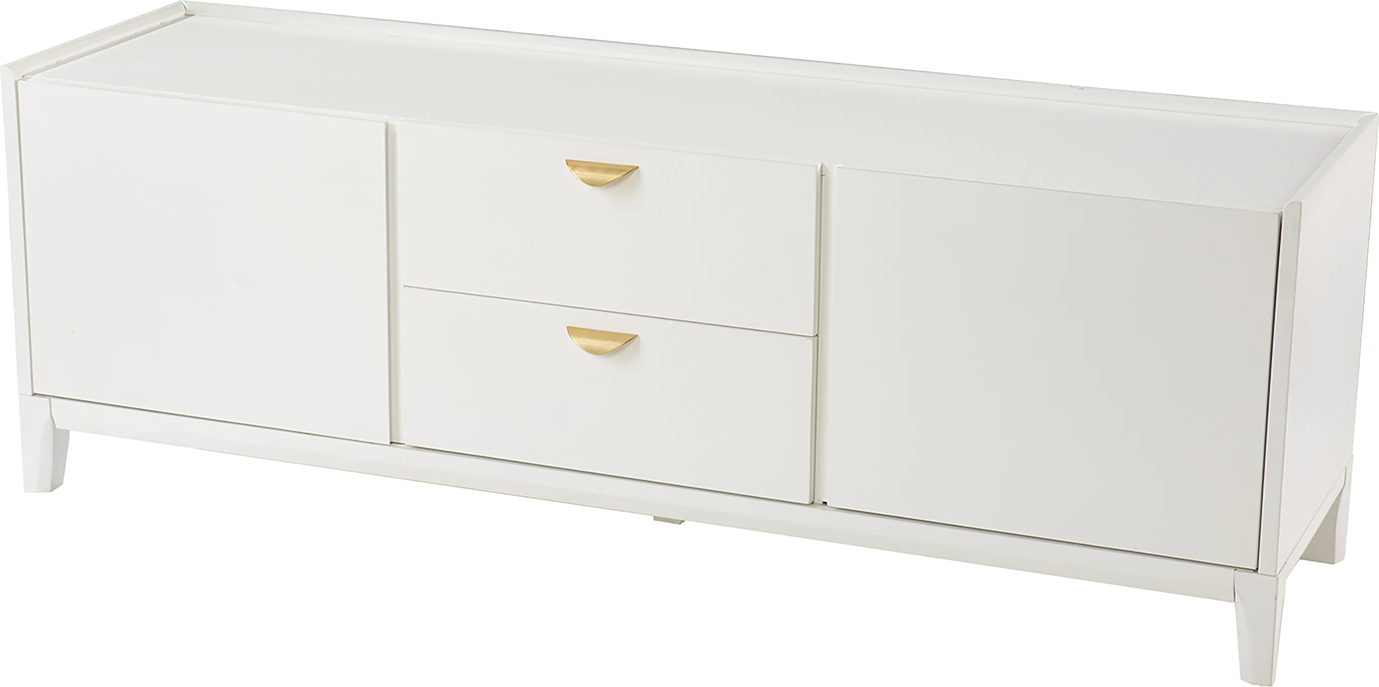 Landaue White 58 in. Console - Thumbnail - Image 1