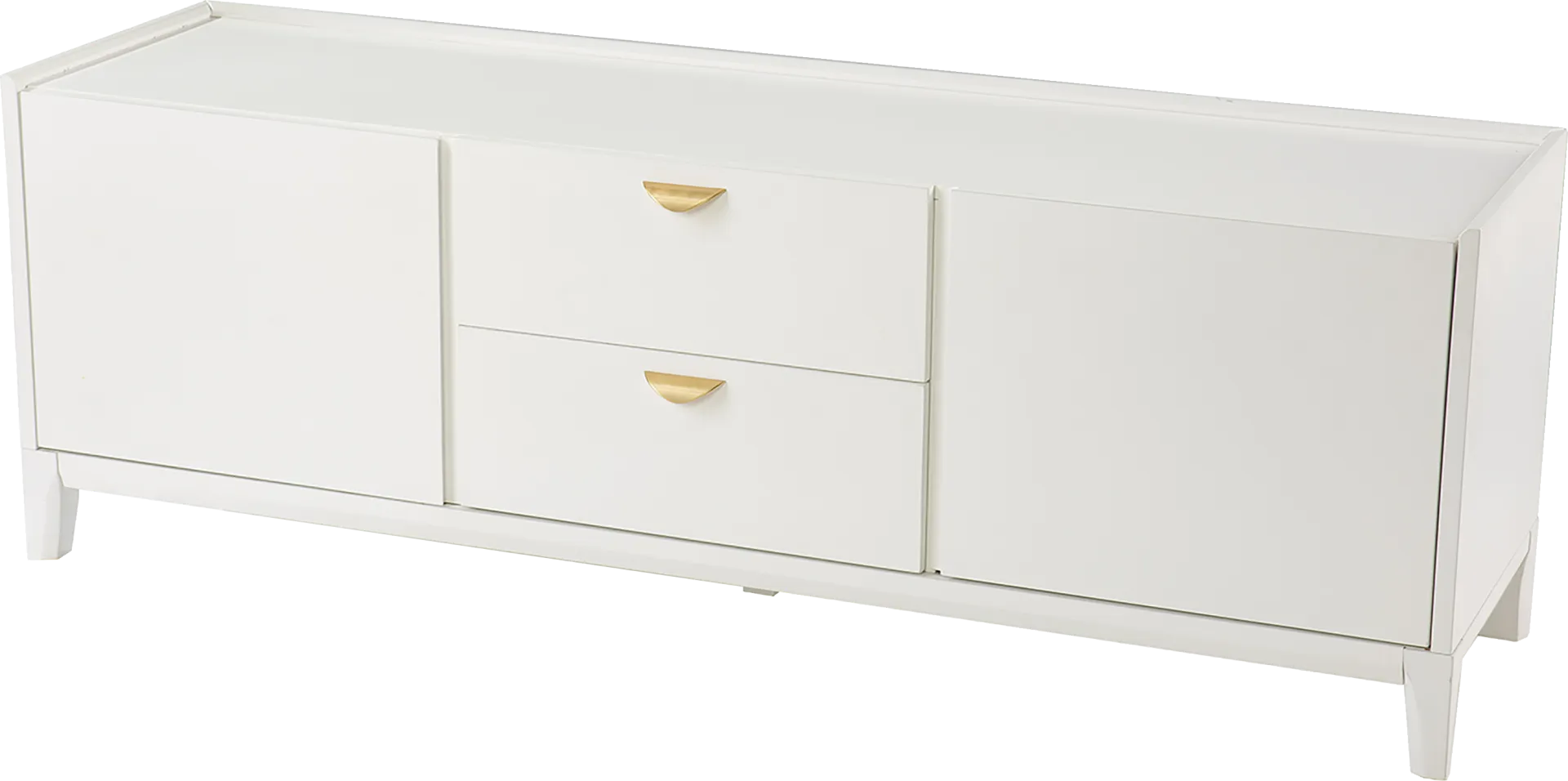 Landaue White 58 in. Console - Image 1