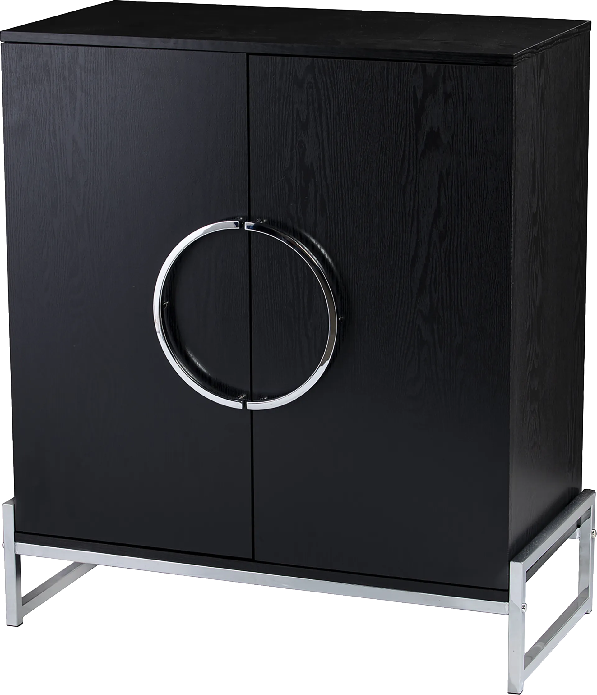 Mavelle Black Bar Cabinet - Image 1
