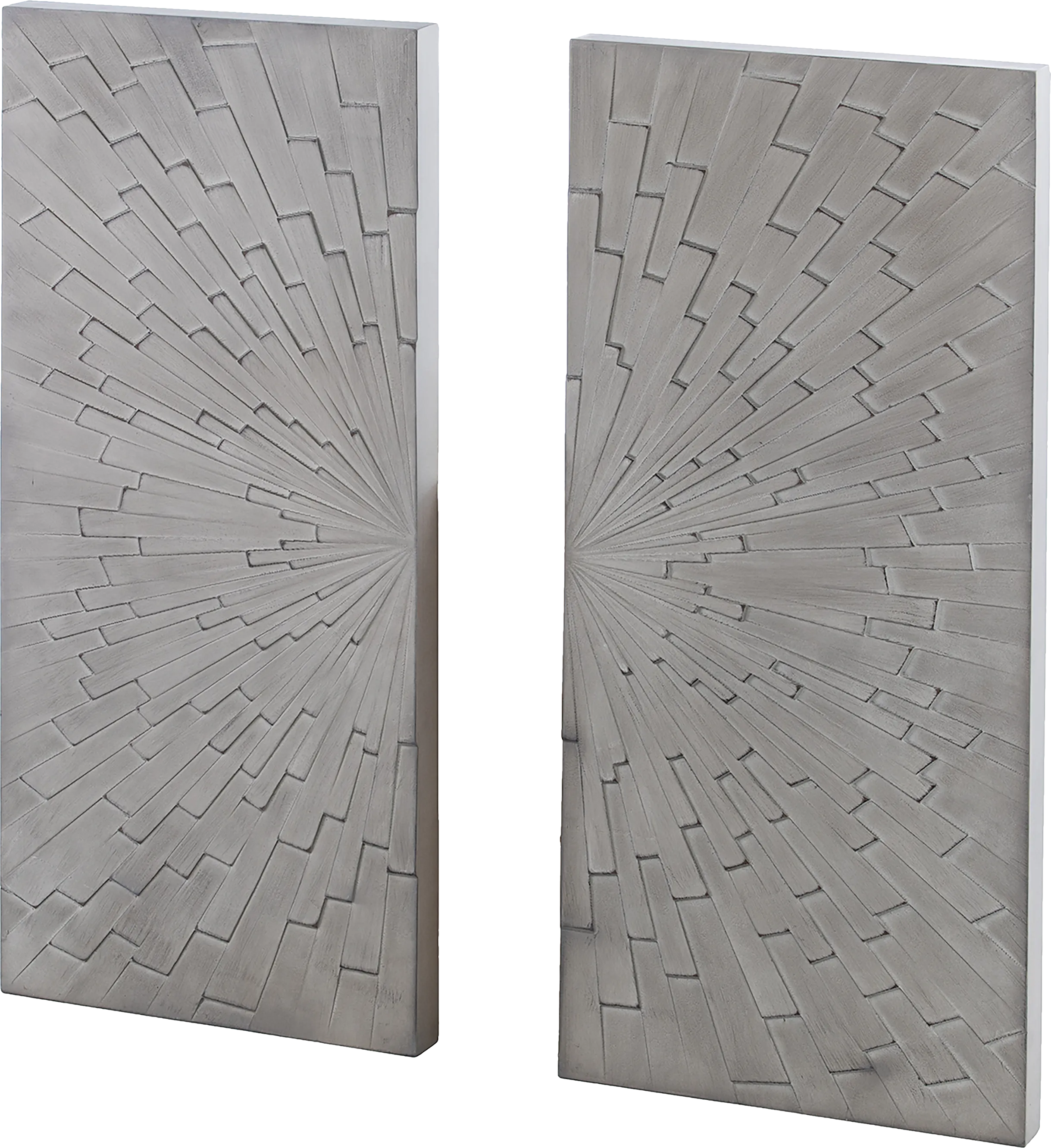 Bensley Gray Wall Panel, Set of 2 - Thumbnail - Image 1