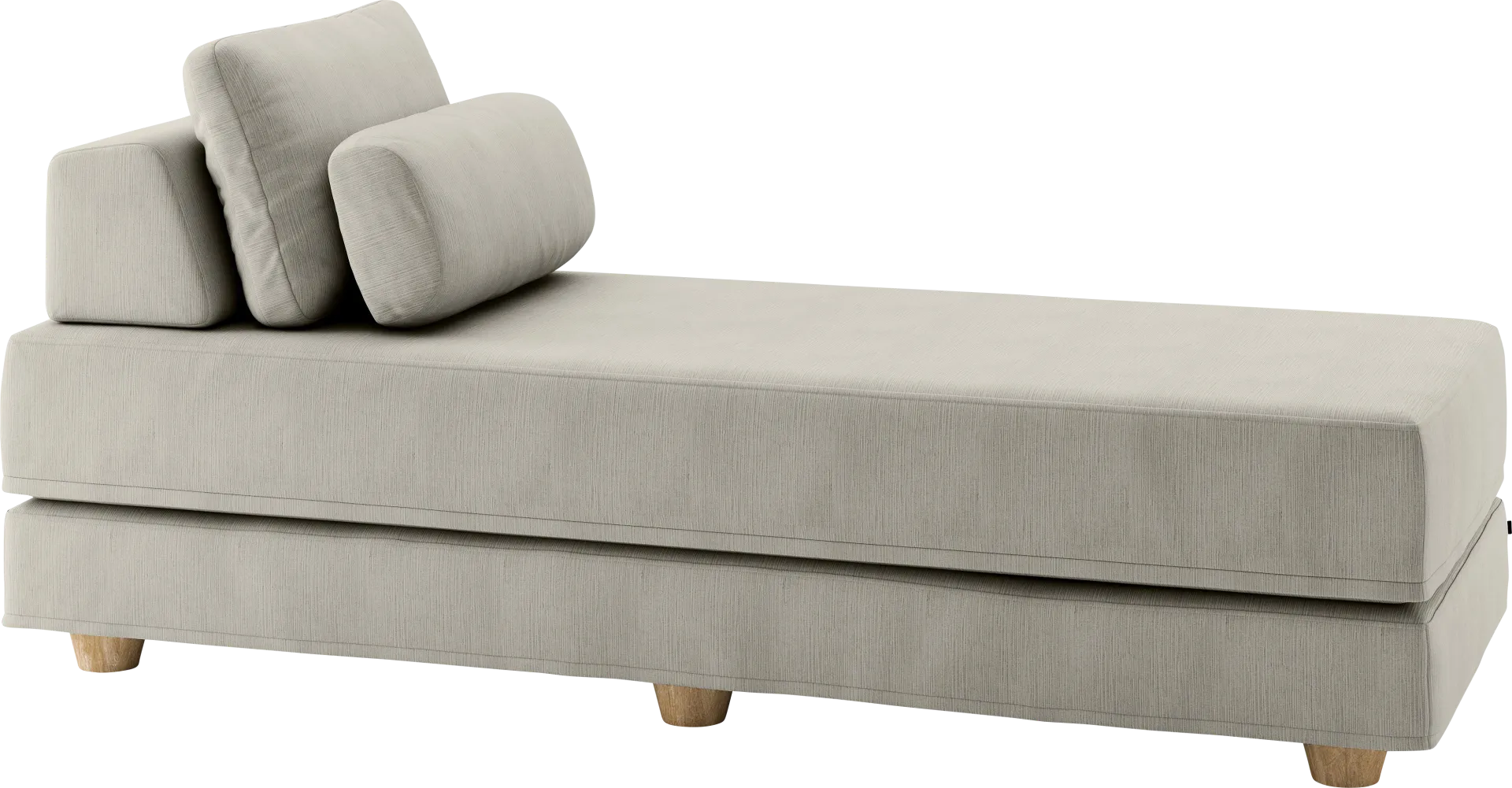 Aignathser Dove Gray Daybed - Image 1