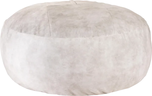 Kids Aniline I White Bean Bag Chair