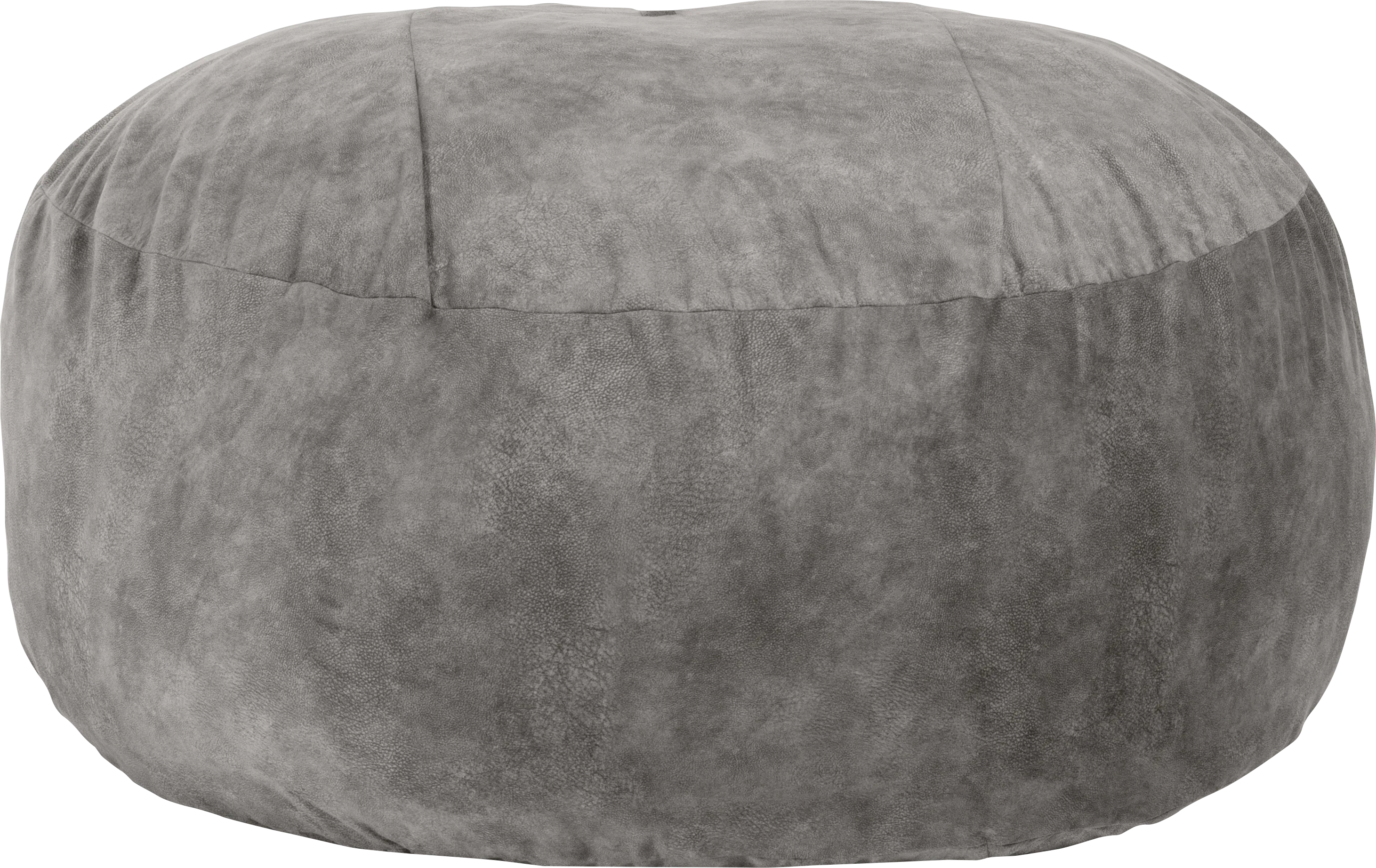 Kids Aniline I Gray Bean Bag Chair - Thumbnail - Image 1