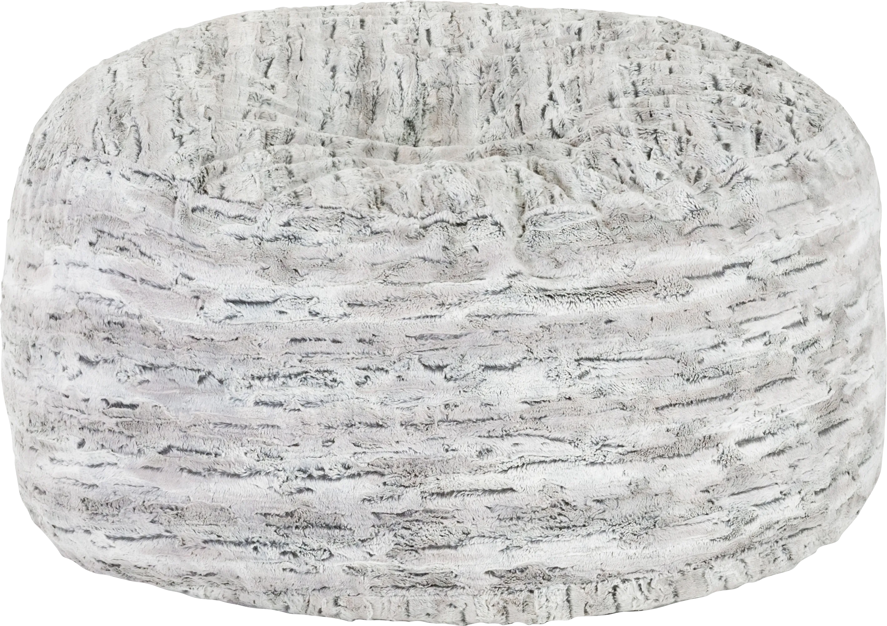 Kids Aull Light Gray Bean Bag Chair - Thumbnail - Image 1