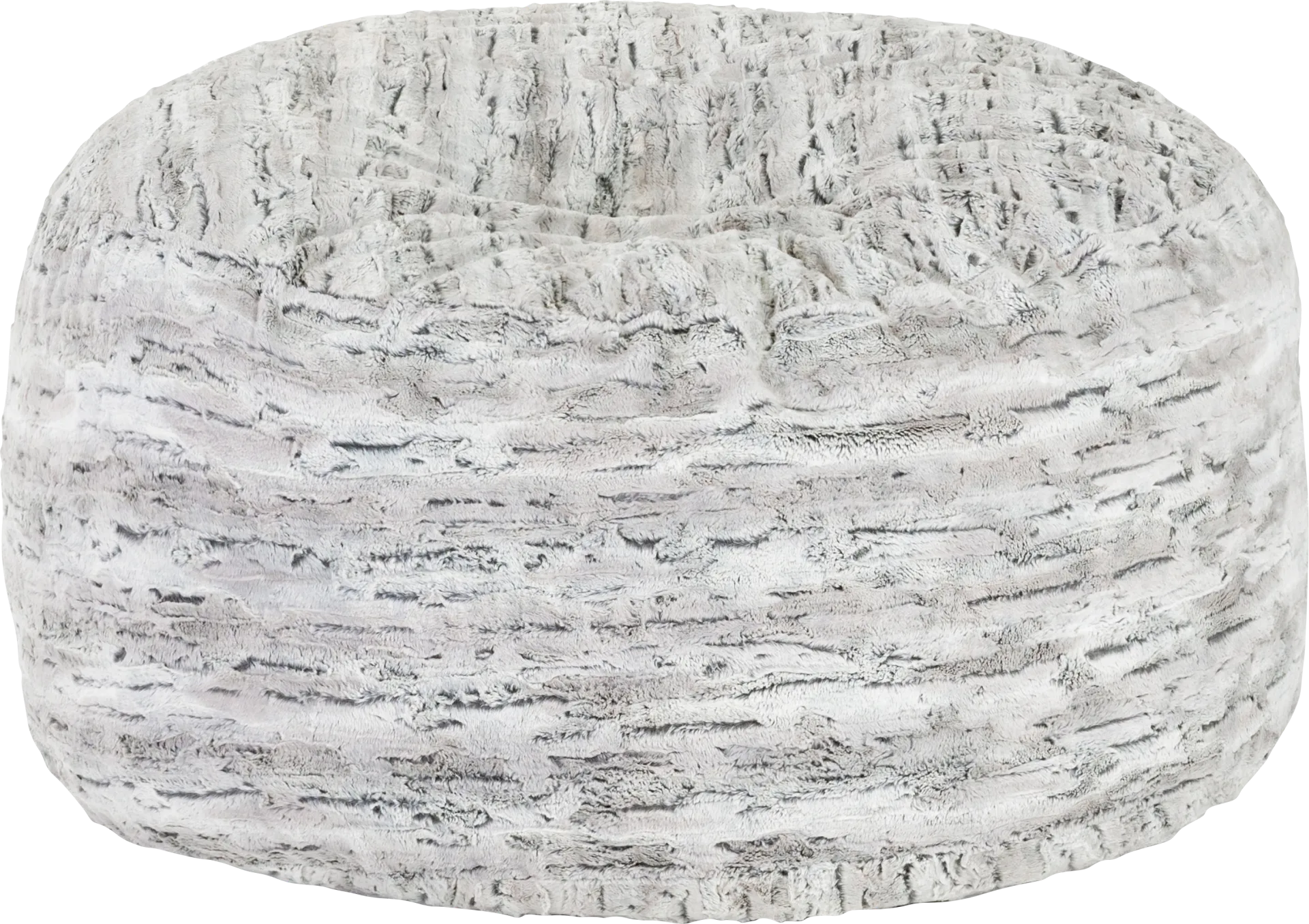 Kids Aull Light Gray Bean Bag Chair - Image 1