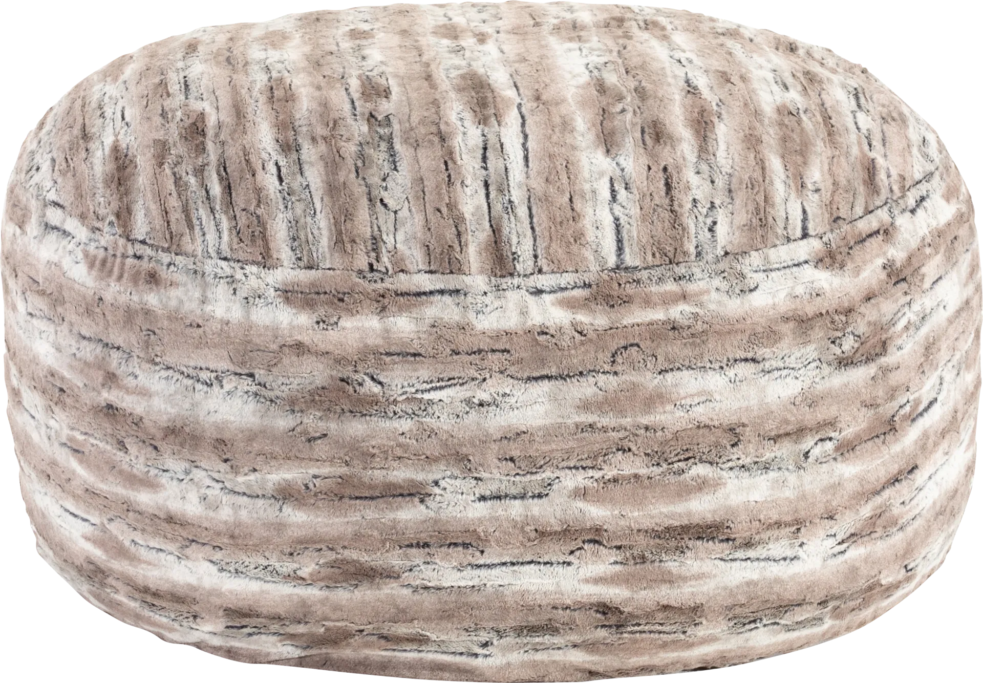 Kids Aull Brown Bean Bag Chair - Image 1